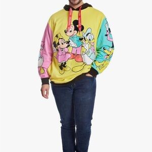 NWOT Loungefly Disney 100 Mickey and Friends Hoodie Large